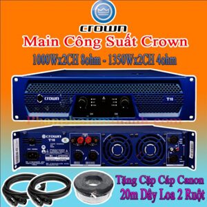 Cục đẩy công suất Crown T10