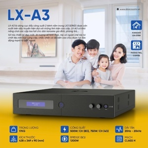 Cục đẩy công suất DBacoustic LX-A3