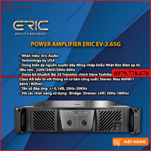 Cục Đẩy công suất Eric EV2.65G