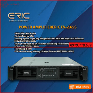 Cục Đẩy Công Suất Eric EV2.65S