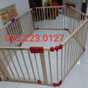 Cũi xe đẩy Playpen 6 cánh cho bé