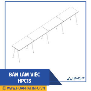 Cụm bàn làm việc chân sắt HPC13