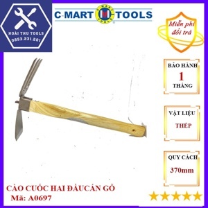 Cuốc 2 đầu làm vườn C-Mart A0697