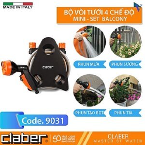 Cuộn vòi dây co giãn Claber 9031