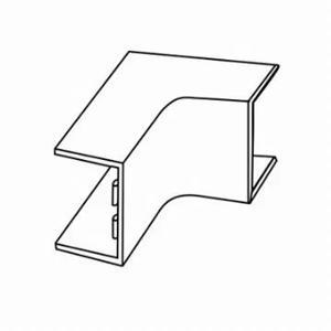 Cút chữ L dẹt (góc tròn) Sino AE24/T