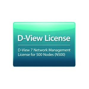 D-View 7 Network Management System (NMS) License for 500 Nodes D-Link DV-700-N500-LIC