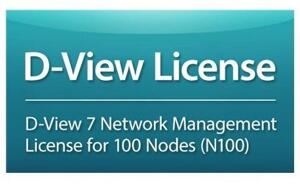 D-View 7 Network Management System (NMS) License for 100 Nodes D-Link DV-700-N100-LIC