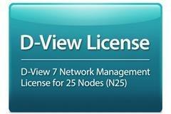 D-View 7 Network Management System (NMS) License for 25 Nodes D-Link DV-700-N25-LIC