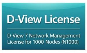 D-View 7 Network Management System (NMS) License for 1000 Nodes D-Link DV-700-N1000-LIC