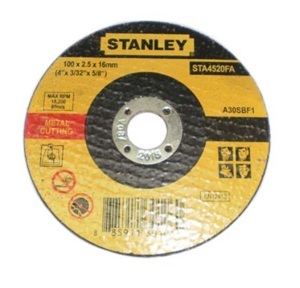 Đá cắt sắt 100 x 2.5 x 16mm Stanley STA4520FA