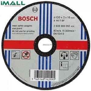 Đá cắt sắt 100x2x16mm Bosch 2608600267