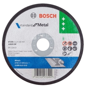 Đá cắt sắt 105x1.2x16mm Bosch 2608619343