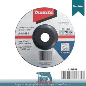 Đá mài sắt Makita A-84981 150 x 6 x 22mm