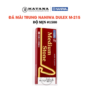 Đá mài trung Naniwa Nhật Bản #1500 DELUX M 215 (210x70x20)