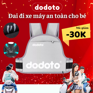 Đai đi xe máy cho bé 1-10 tuổi Dodoto
