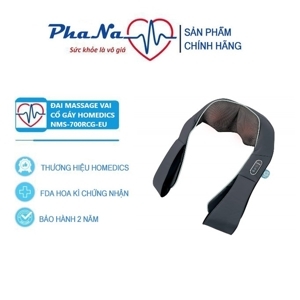 Đai massage vai cổ gáy 3D Shiatsu gel HoMedics NMS-700RCG-EU