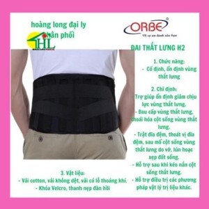 Đai thắt lưng ORBE H2