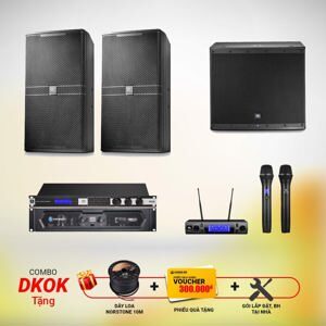 Dàn âm thanh Crown KVS 700 - JBL KP 6010 - JBL KX180 - JBL EON 618S - JBL VM300