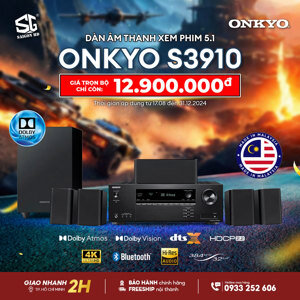 Dàn âm thanh Onkyo HT-S3910 Doby atmos