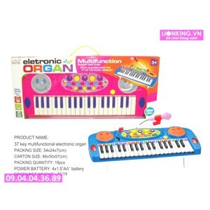 Đàn đồ chơi Organ kèm micro 3702A