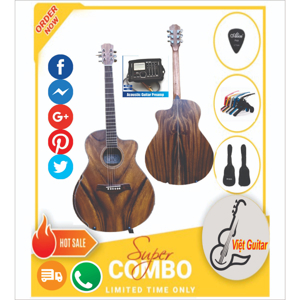 Đàn Guitar Acoustic Ba Đờn T350