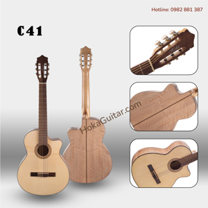 Đàn guitar acoustic cutaway Chard C41