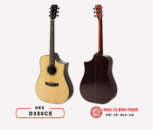 Đàn Guitar Acoustic HEX D350CE