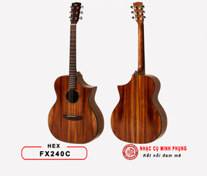 Đàn Guitar Acoustic HEX FX240C