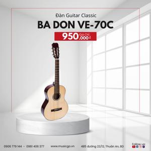 Đàn Guitar Classic Ba Đờn VE70C