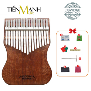 Đàn Kalimba Gecko 17 Phím Gỗ Mahogany K17MAP