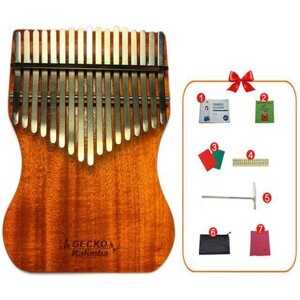 Đàn Kalimba Gecko 17 Phím Gỗ Mahogany K17MAP