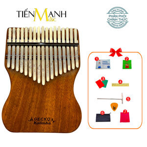 Đàn Kalimba Gecko 17 Phím Gỗ Mahogany K17MAP