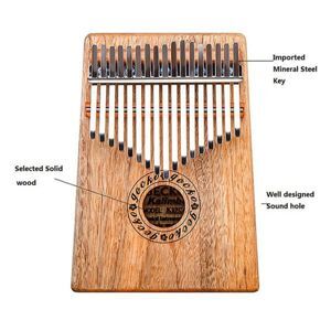 Đàn Kalimba Gecko K17CA, 17 Phím