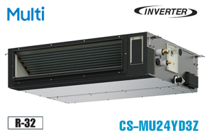 Dàn lạnh Panasonic Inverter 21000 BTU 1 chiều CS-MU24YD3Z gas R-32
