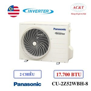 Dàn nóng điều hòa multi Panasonic CU-2Z52WBH-8 - 2 chiều, 18000BTU