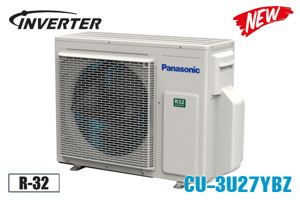 Dàn nóng Panasonic Inverter 18000 BTU 1 chiều CU-3U27YBZ gas R-32