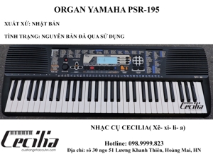 Đàn organ Yamaha PSR195