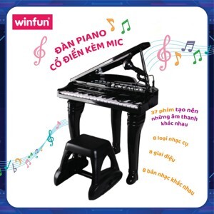 Đàn piano cổ điển kèm mic Winfun 2045