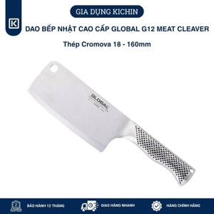 Dao bếp Nhật Global G12 Meat Cleaver - Dao chặt xương (160mm)