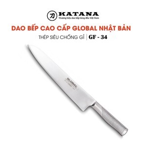 Dao bếp Nhật Global GF34 Chef - Dao thái thịt cá (270mm)