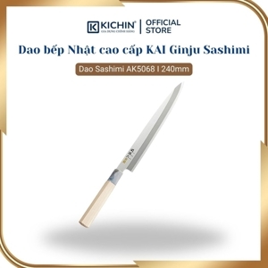 Dao bếp Nhật cao cấp KAI Ginju Sashimi AK5068 (240mm)