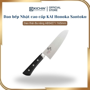 Dao bếp Nhật KAI Honoka Santoku - Dao thái đa năng AB5427 (165mm)