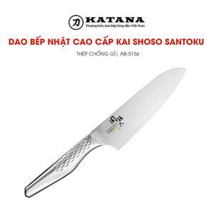 Dao bếp Nhật KAI Shoso Santoku - Dao thái 3 trong 1 AB5156 (165mm)