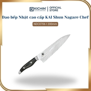 Dao bếp Nhật KAI Shun Nagare Chef - Dao thái thịt cá NDC0706 (200mm)