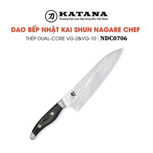 Dao bếp Nhật KAI Shun Nagare Chef - Dao thái thịt cá NDC0706 (200mm)