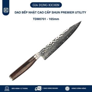 Dao bếp Nhật KAI Shun Premier Utility - Dao đa năng thép Damascus TDM0701 (165mm)