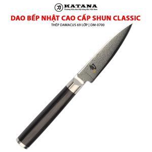 Dao bếp Nhật Shun Classic Paring thép Damascus 69 lớp - Dao gọt tỉa hoa quả DM0700 (89mm)