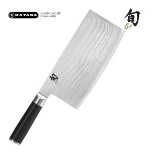 Dao bếp Nhật Shun Classic Vegetable Cleaver - Dao thái rau củ thép Damascuss 69 lớp DM0712 (180mm)