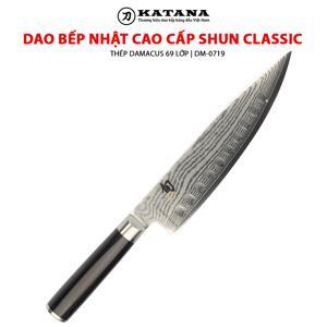 Dao bếp Nhật Shun Classic H.G. Chef - Dao thái thịt cá thép Damascuss 69 lớp DM0719 (200mm)