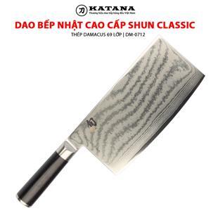 Dao bếp Nhật Shun Classic Vegetable Cleaver - Dao thái rau củ thép Damascuss 69 lớp DM0712 (180mm)